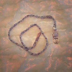 Rose gold and grey belt